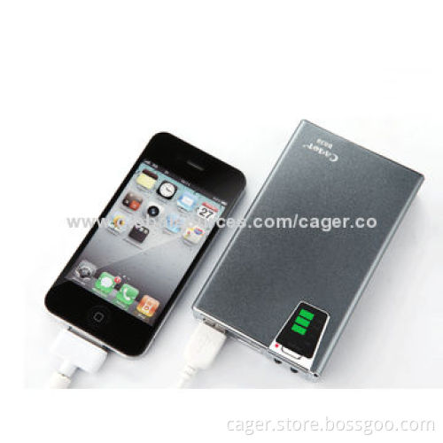 Commercial Gift Portable Power System, 12,500mAh Capacity with SD Card-reader